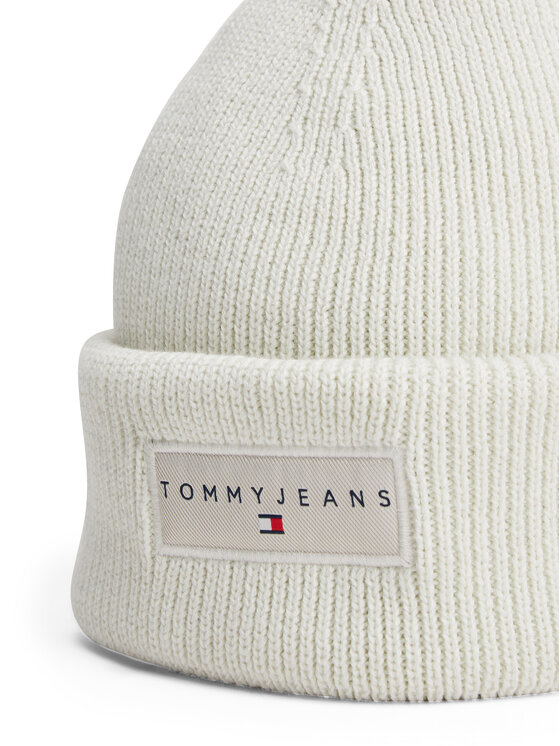 Tommy Jeans Tommy Jeans Шапка Tjw Linear Beanie AW0AW17913 Бял