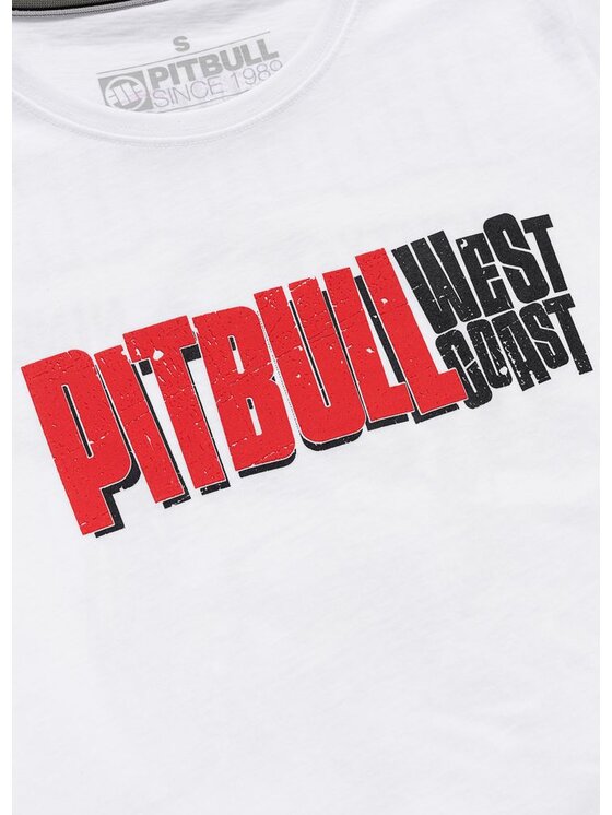PITBULL PITBULL T-Shirt REBEL BORN Biały Regular Fit