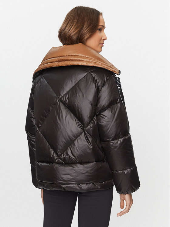 Deha Deha Geacă din puf D93581 Negru Regular Fit