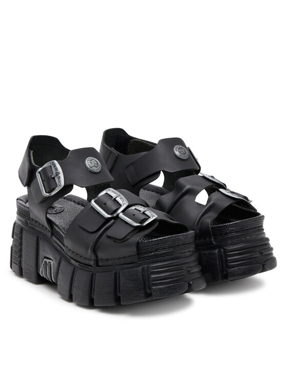 NEW ROCK NEW ROCK Sandalen M-S101SF-C1 Schwarz