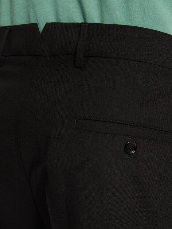 AMI PARIS AMI PARIS Hlače iz tkanine HTR013.WV0044 Črna Regular Fit