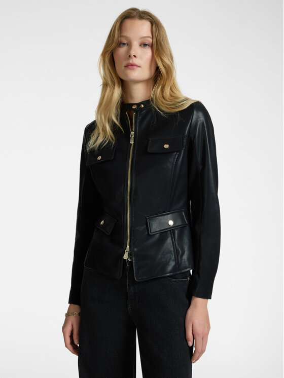 Elena Mirò Elena Mirò Giacca di transizione R304P000070N033 Nero Slim Fit