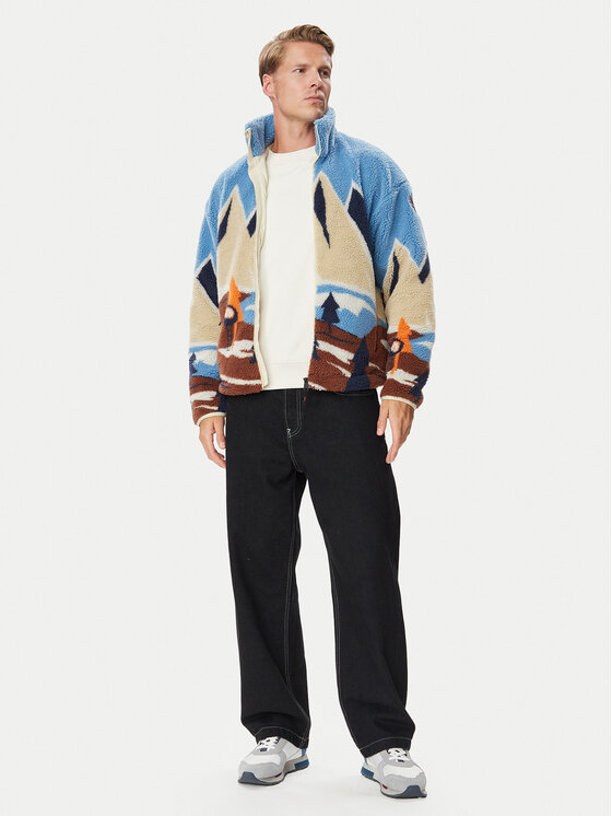 Napapijri Napapijri Flis T-Fleeve Fz NP0A8AO4 Pisana Loose Fit