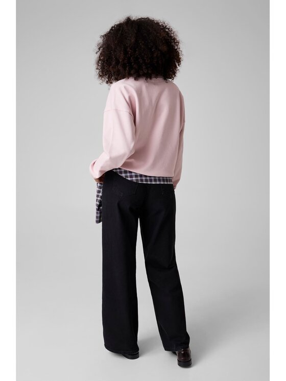 Guess Jeans Guess Jeans Bluza 183491 Fioletowy Classic Fit