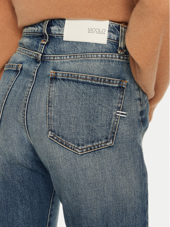 ViCOLO ViCOLO Blugi DS0103 Albastru Straight Leg