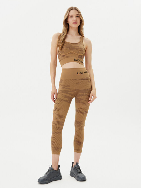 EA7 Emporio Armani EA7 Emporio Armani Leggings 7W000518 AF13714 U6054 Smeđa Slim Fit