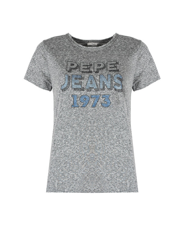 Pepe Jeans Pepe Jeans T-Shirt PL504817 | Bibiana Szary Regular Fit