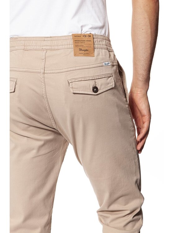 Wrangler Wrangler Pantaloni chino CHINO Beige Regular Fit
