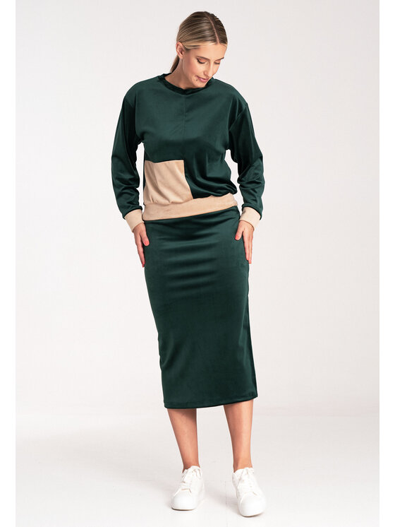 FIGL FIGL Komplet dresowy M1036 Zielony Regular Fit