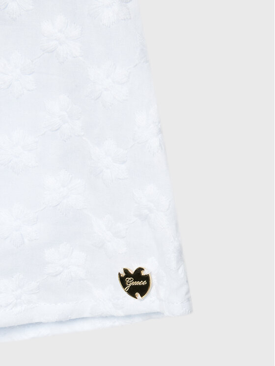 Guess Guess Ежедневна рокля A3RK27 WF6V0 Бял Regular Fit