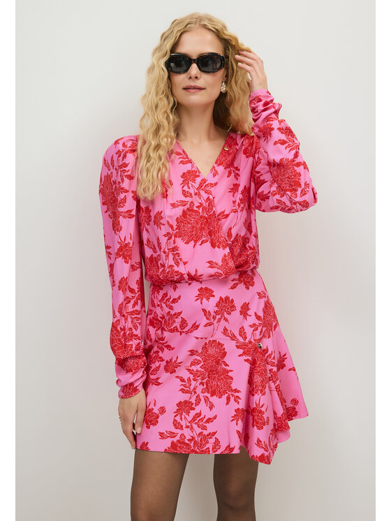 BIZUU BIZUU Body ALIBA FLORAL Růžová Standard Fit