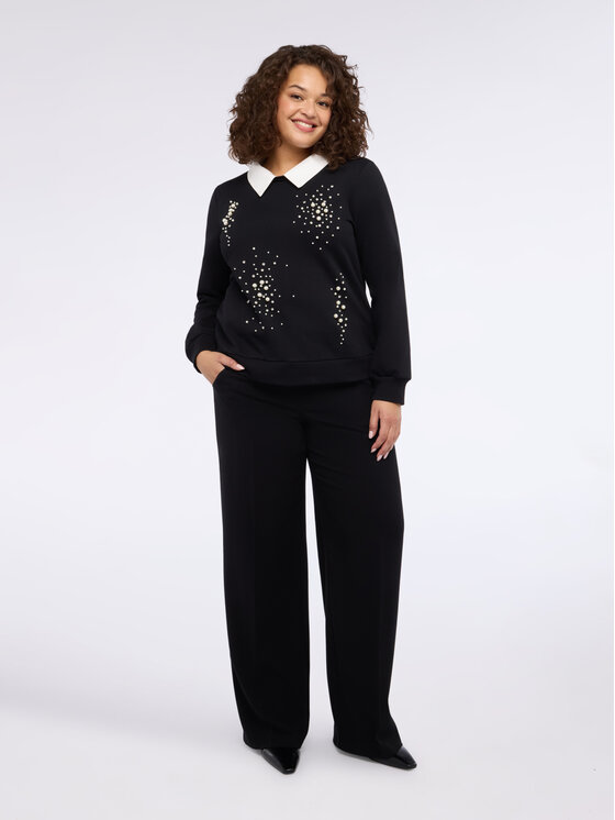 Fiorella Rubino Fiorella Rubino Felpa G818L008826N033 Nero A-Line Fit