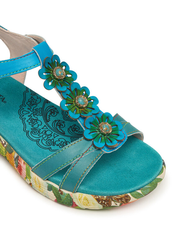 Laura Vita Laura Vita Босоніжки Sanao 54 Бірюзовий