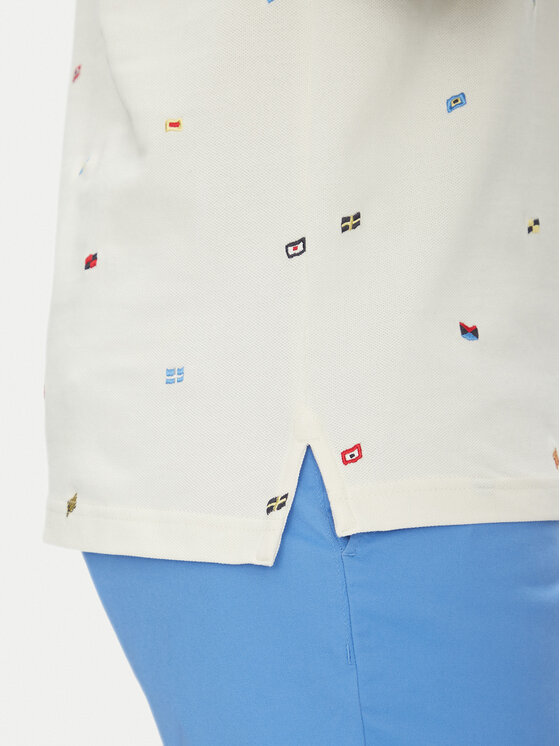 Tommy Hilfiger Tommy Hilfiger Polo Critter MW0MW39044 Beżowy Regular Fit