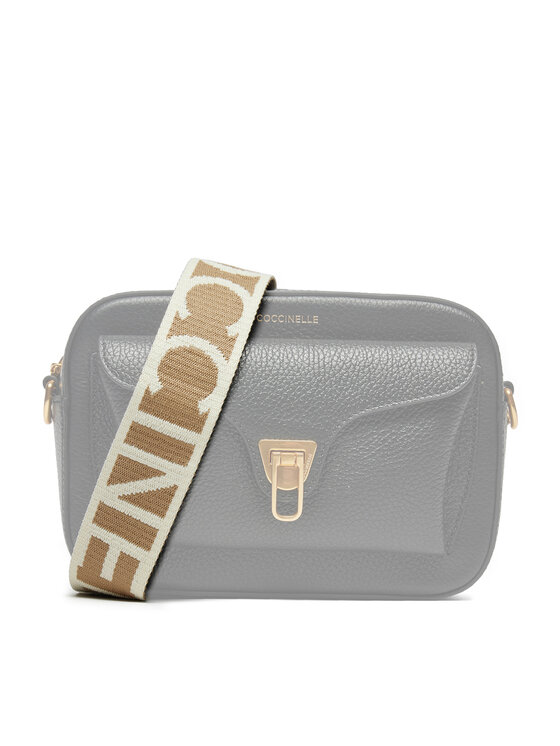 Coccinelle Coccinelle Austauschbarer Handtaschenriemen M21 Nastro Signature E3 M21 68 25 21 Beige