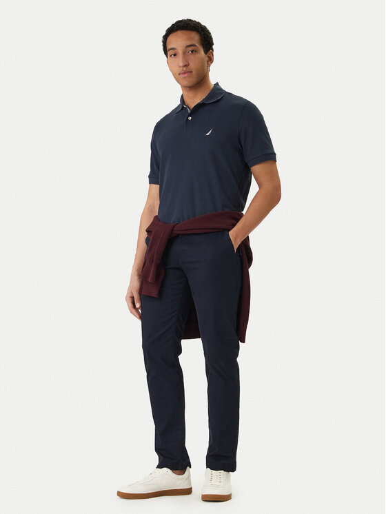Nautica Nautica Polo särk Cabin NCCR0110 Tumesinine Classic Fit