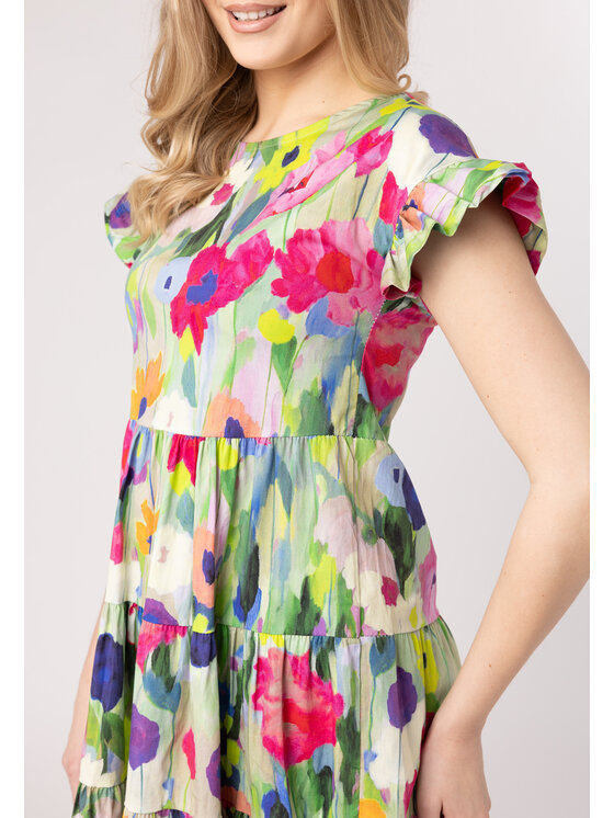 LAURELLA LAURELLA Letní šaty Laurella 4US002916 Barevná Regular Fit