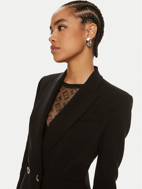 PINKO Pinko Marynarka Grenoble 103890 A21H Czarny Regular Fit