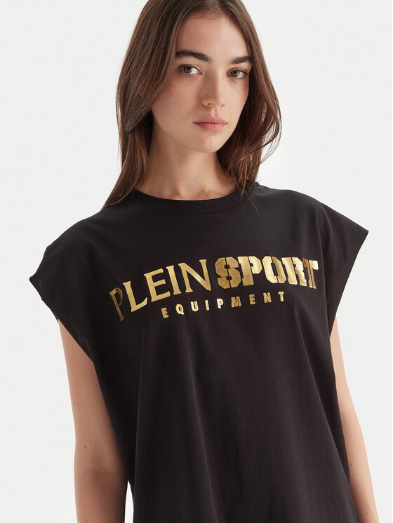 Plein Sport Plein Sport Tank top PAEC MTK8319 STE001N Crna Regular Fit