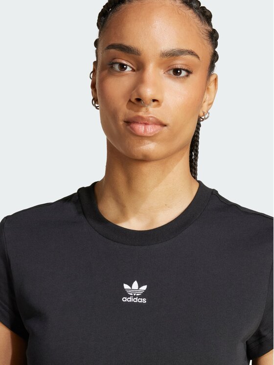 adidas adidas T-Shirt Essentials Slim Tee Czarny Slim Fit