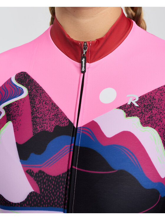 Rivanelle Rivanelle Koszulka rowerowa SUNSET WINTER Kolorowy Narrow Fit
