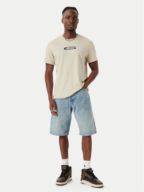 G-Star Raw G-Star Raw Džinsiniai šortai Deeggie D28474-D788 Mėlyna Regular Fit