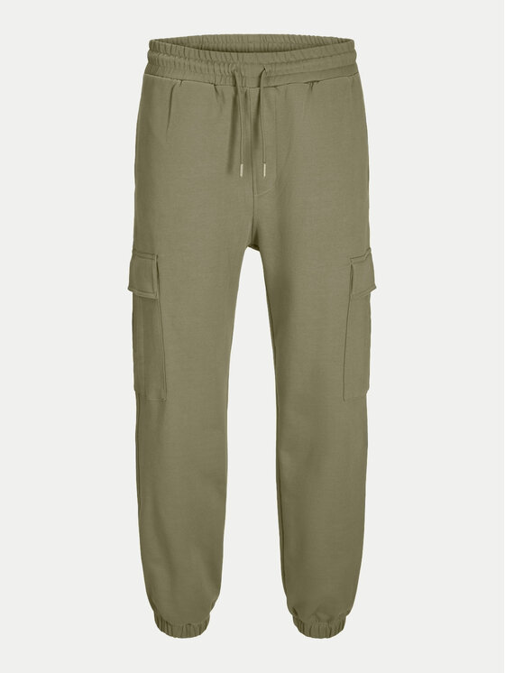 Jack&Jones Jack&Jones Donji dio trenerke Kane 12263074 Zelena Relaxed Fit