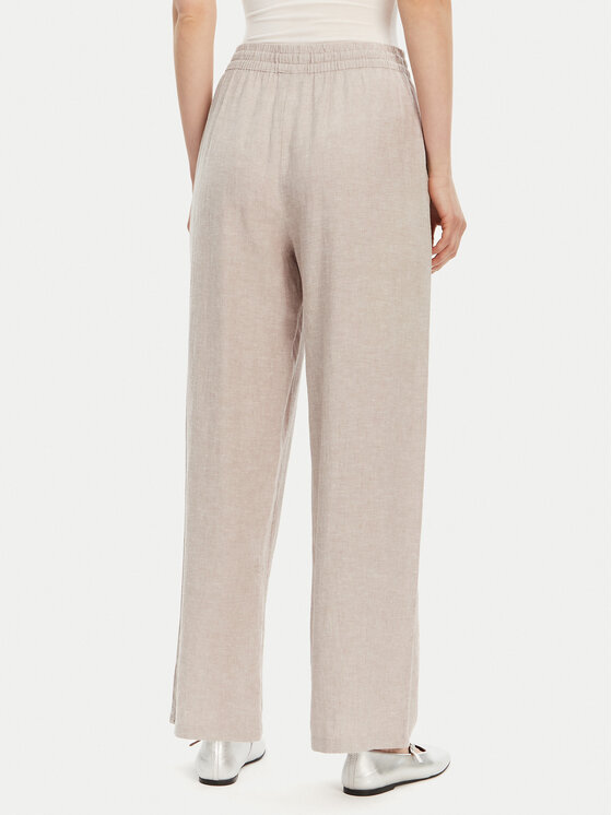 Vero Moda Vero Moda Kalhoty z materiálu Linn 10305091 Šedá Loose Fit