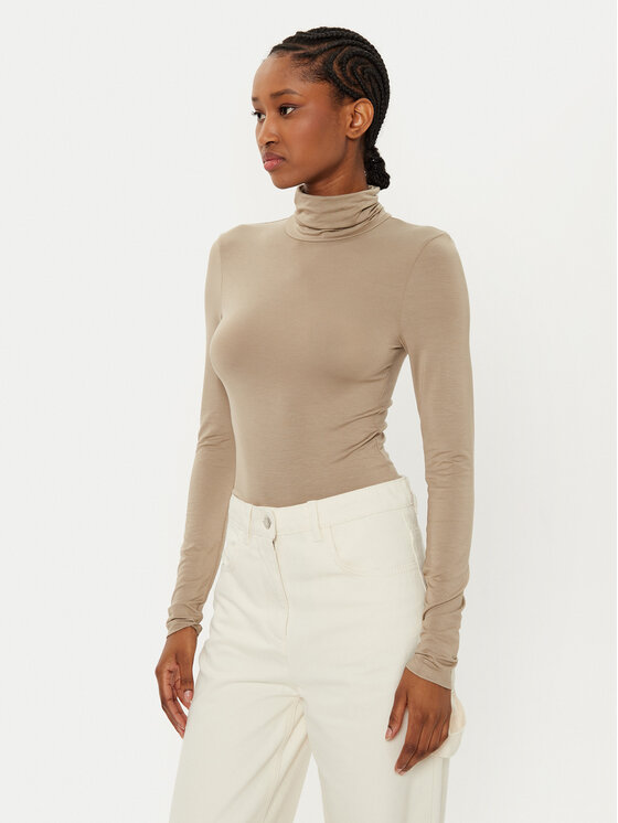 Marc O'Polo Marc O'Polo Rollkragenpullover 500 2087 52039 Beige Regular Fit