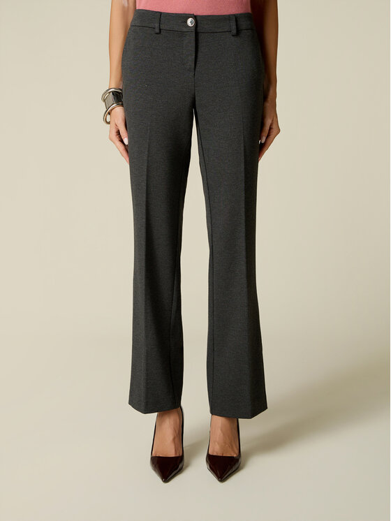 Oltre Oltre Pantaloni di tessuto P05LR009639N023 Grigio Regular Fit