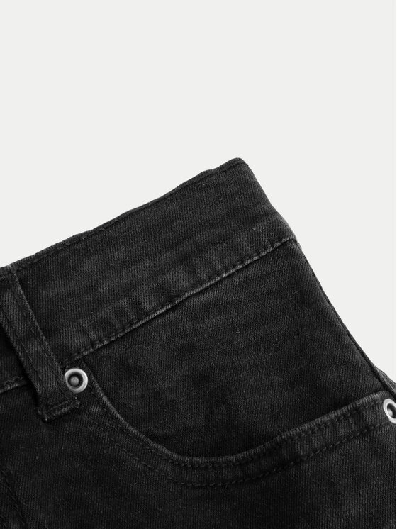 Coccodrillo Coccodrillo Jeans suknja ZC4124102CGJ Crna Regular Fit