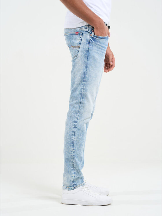 BIG STAR BIG STAR Jeansy JEFFRAY_245_190 Niebieski Skinny Fit