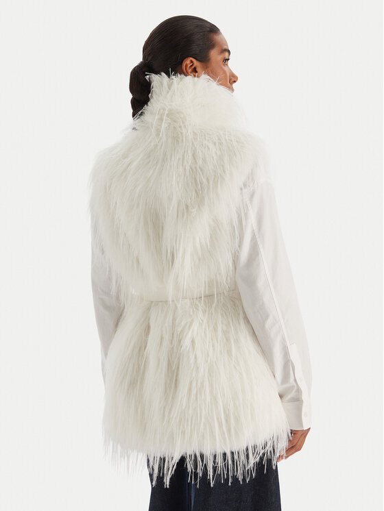 PINKO PINKO Pelliccia 106044 A2ZO Z14 Bianco Regular Fit