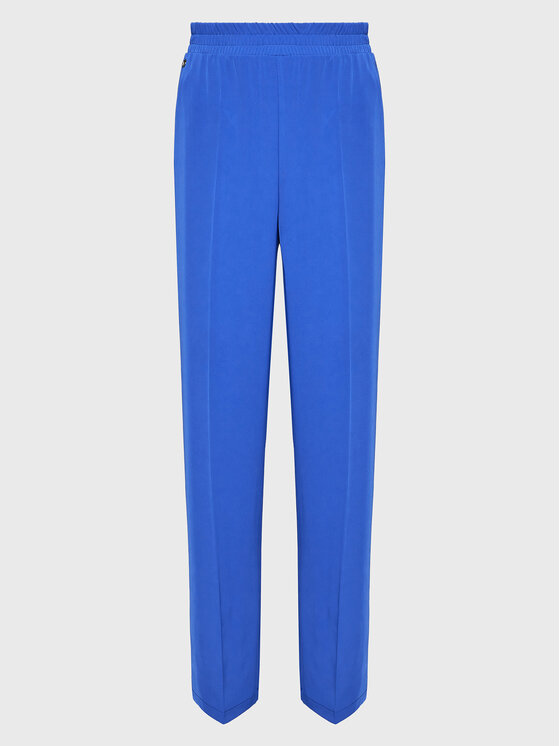 Kontatto Kontatto Pantaloni di tessuto NO7028 Blu Relaxed Fit