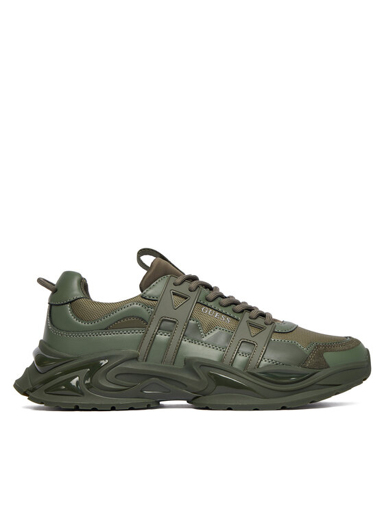 Guess Guess Sneakersy FMFUNO ELE12 Zielony