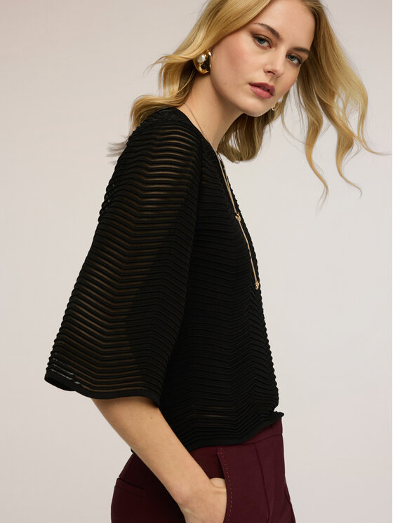 Motivi Motivi Maglione M112W003802N033 Nero Regular Fit