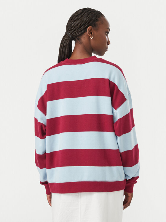 Roxy Roxy Суитшърт Strictly Stripes ERJFT05071 Бордо Regular Fit