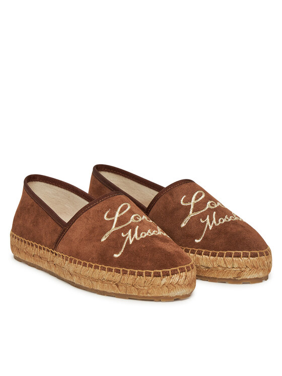 LOVE MOSCHINO LOVE MOSCHINO Espadryle JA10272G0MIG0300 Brązowy