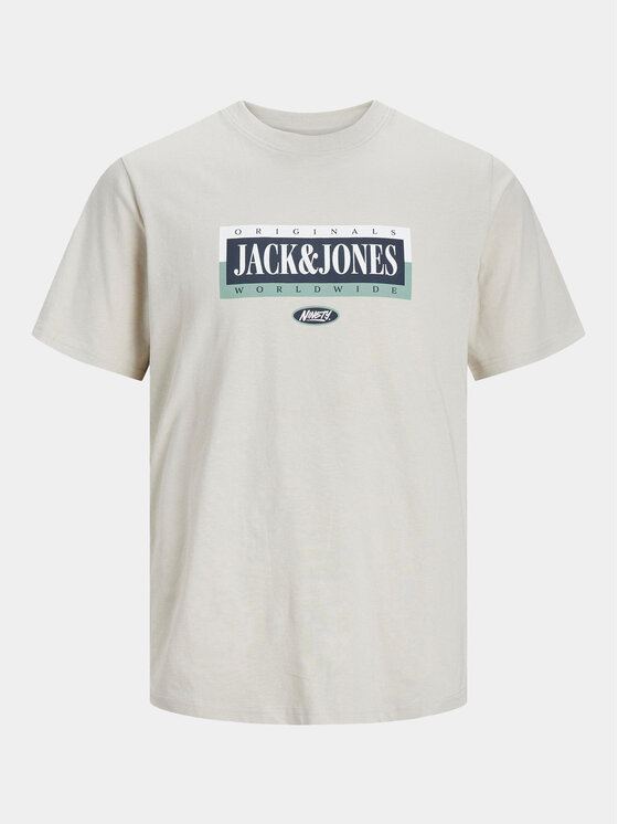 Jack&Jones Jack&Jones T-Shirt Cobin 12250411 Γκρι Standard Fit