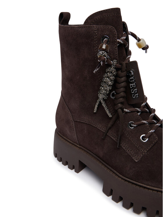 Guess Guess Turistická obuv FLFFIZ SUE10 Tmavě béžová