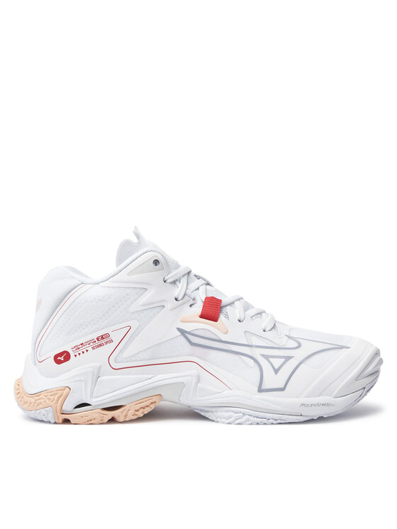 Mizuno Mizuno Saalijalatsid Wave Lightning Z8 Mid V1GC2405 Valge
