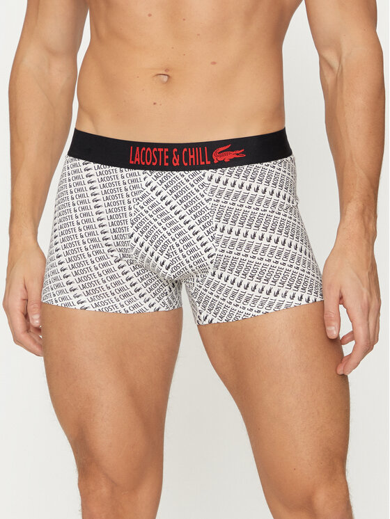 Lacoste Boxerky 5H6424 Biela