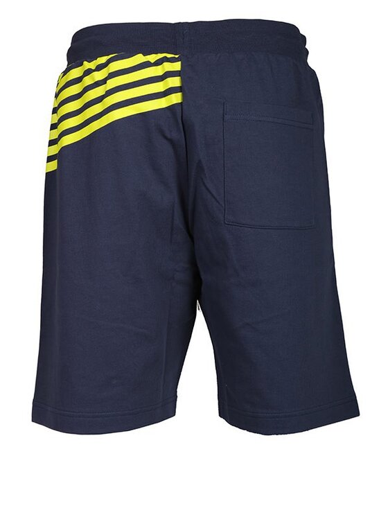 EA7 Emporio Armani EA7 Emporio Armani Bavlnené šortky 3GPS69 PJ05Z Tmavomodrá Regular Fit