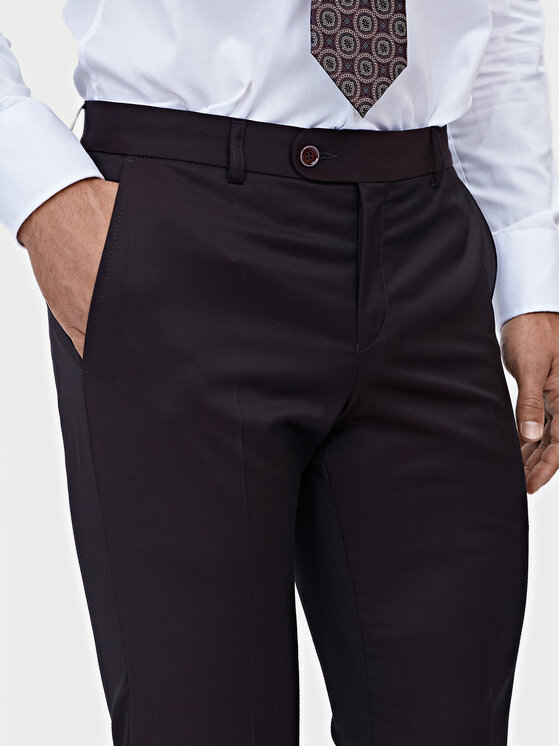 Evenemen Evenemen Garnitur Cameron Fioletowy Slim Fit
