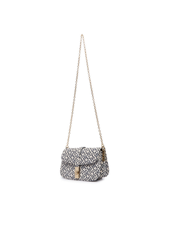 Tommy Hilfiger Tommy Hilfiger Borsetta Th Heritage Chain Cross Jacquard AW0AW19320 Blu scuro