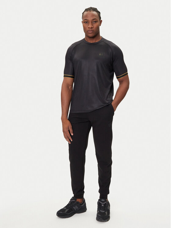 EA7 Emporio Armani EA7 Emporio Armani T-Shirt 7M000619 AF16723 UC001 Czarny Regular Fit