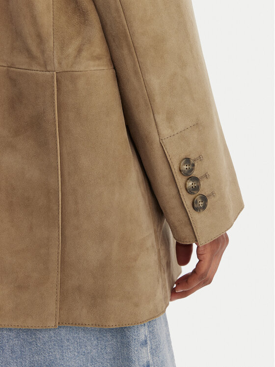 Weekend Max Mara Weekend Max Mara Marynarka Cedro 2615441051 Khaki Relaxed Fit