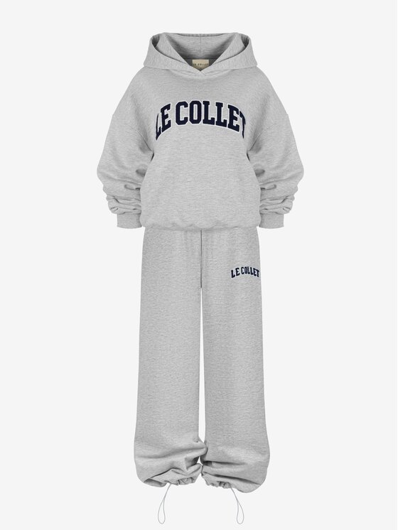 Le Collet Le Collet Bluza LEYA Szary Oversize