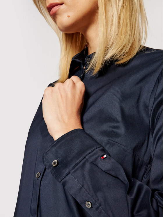 Tommy Hilfiger Tommy Hilfiger Košeľa Heritage 1M87647510 Tmavomodrá Slim Fit