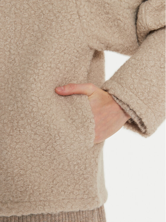 Gina Tricot Gina Tricot Demisezoninė striukė 22613 Smėlio Oversize